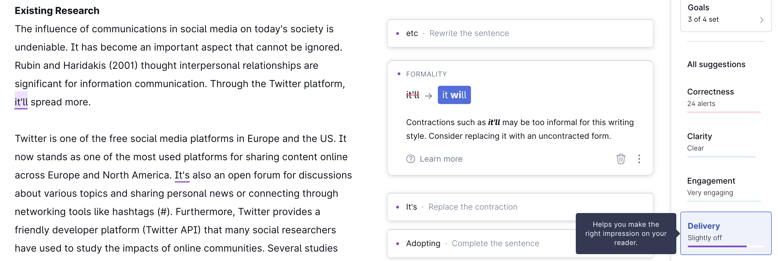 Grammarly Engagement